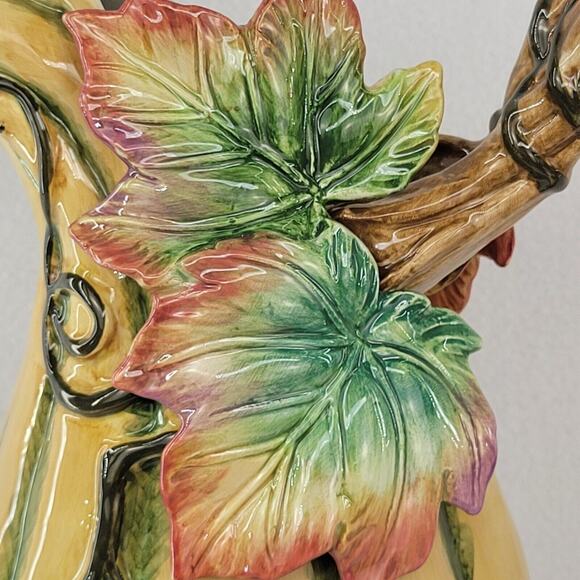 Fitz & Floyd Classics Harvest Heritage Fall Gourd 48 Oz Pitcher 68/605 Discontin - Picture 8 of 14